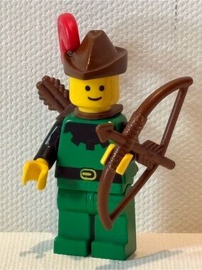 Vintage LEGO Castle Forestmen Archer Minifigure Legos Minifigures Toys